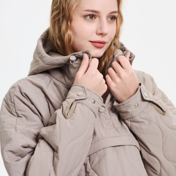 SAULE | VESTE CAPUCHE QUILTÉE RÉSISTANTE À L'EAU