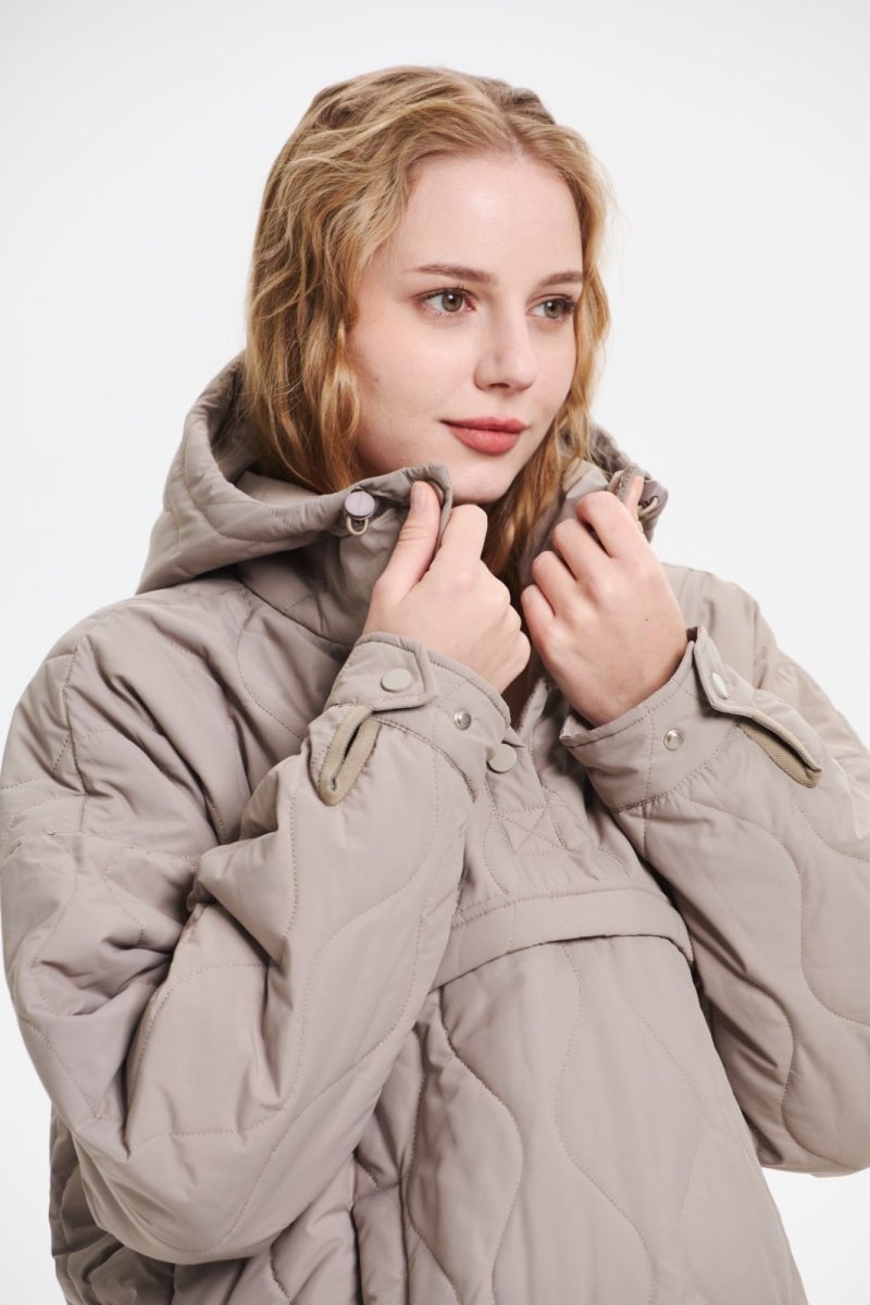 SAULE | VESTE CAPUCHE MATELASSÉE RÉSISTANTE À L'EAU